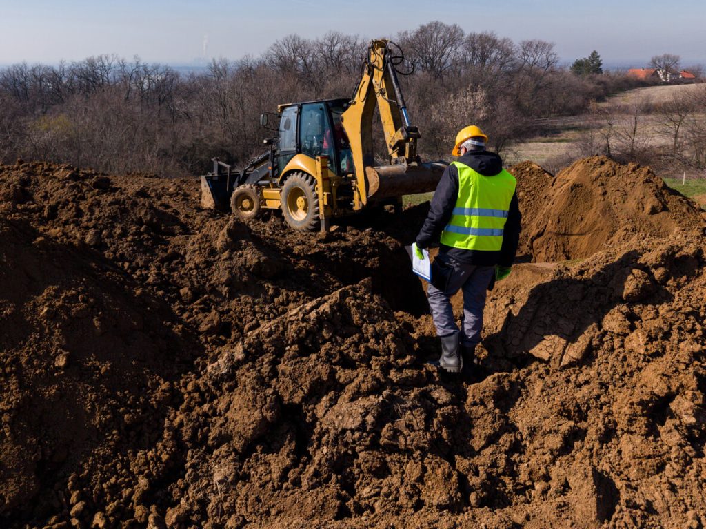 Earthwork planning with cut fill